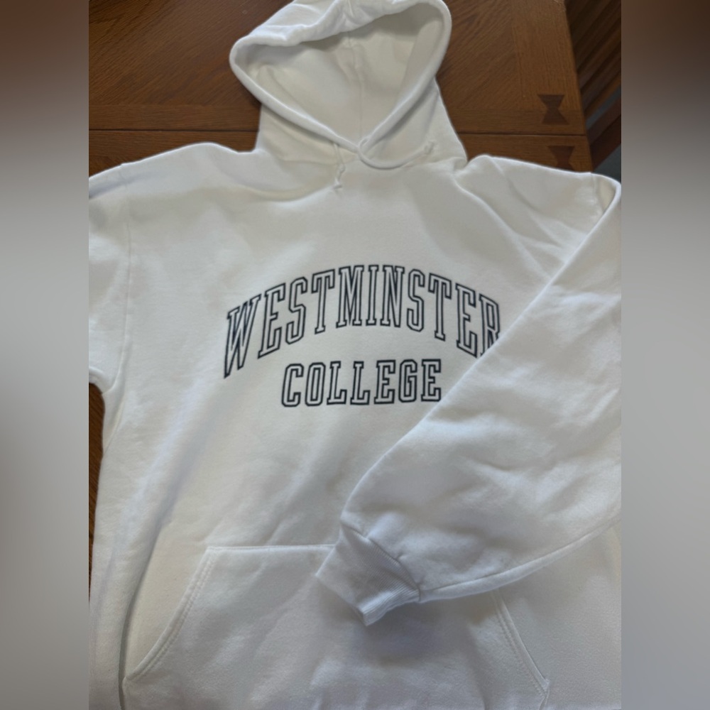 STARTER White Westminster College Hoodie